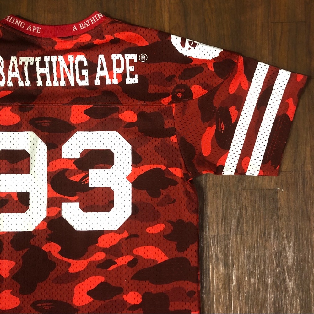 Bape x Mitchell and Ness ‘16 Red Camo Jersey 🔥 - Picture 6 of 7